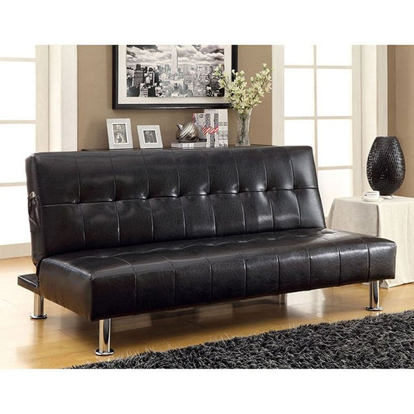 Bulle Black Futon Sofa