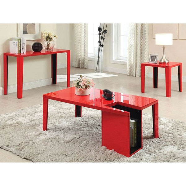 Lorri Red Sofa Table