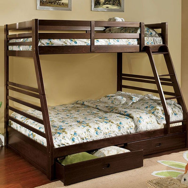 California III Dark Walnut Bunk Bed