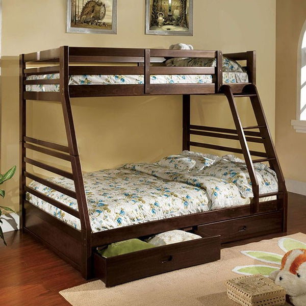 California III Dark Walnut Bunk Bed
