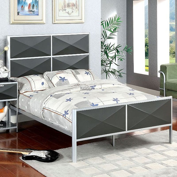 Largo Silver/Gray Twin Bed