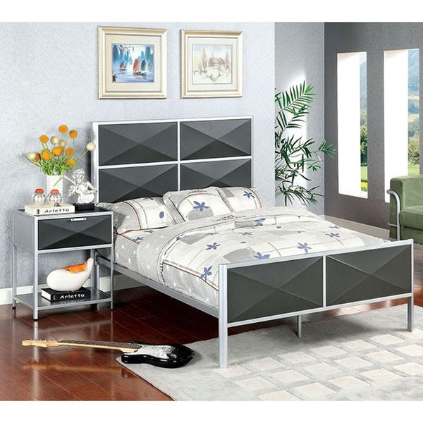 Largo Silver/Gray Twin Bed