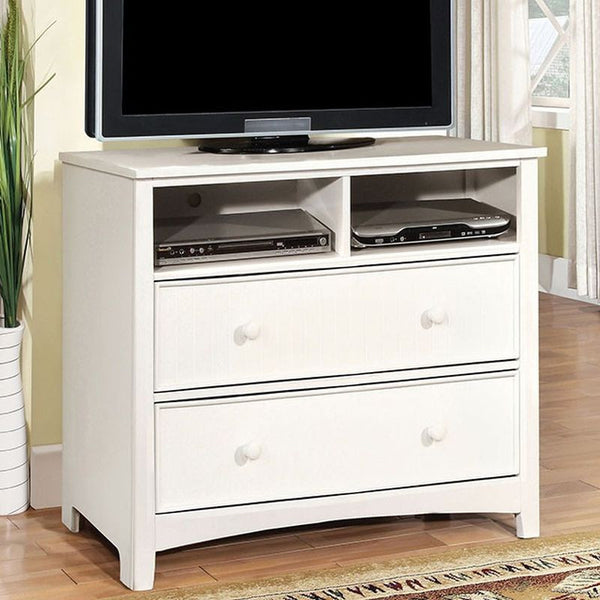 OMNUS White Media Chest