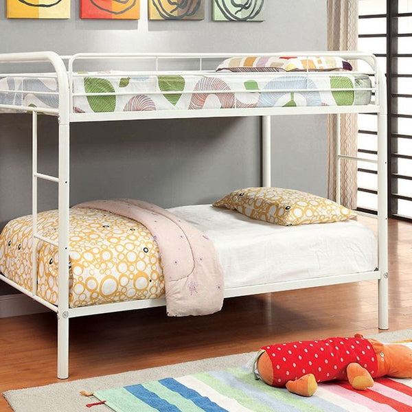 Rainbow White Bunk Bed