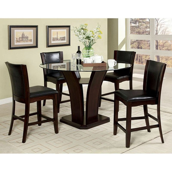 Manhattan III White Counter Ht. Chair