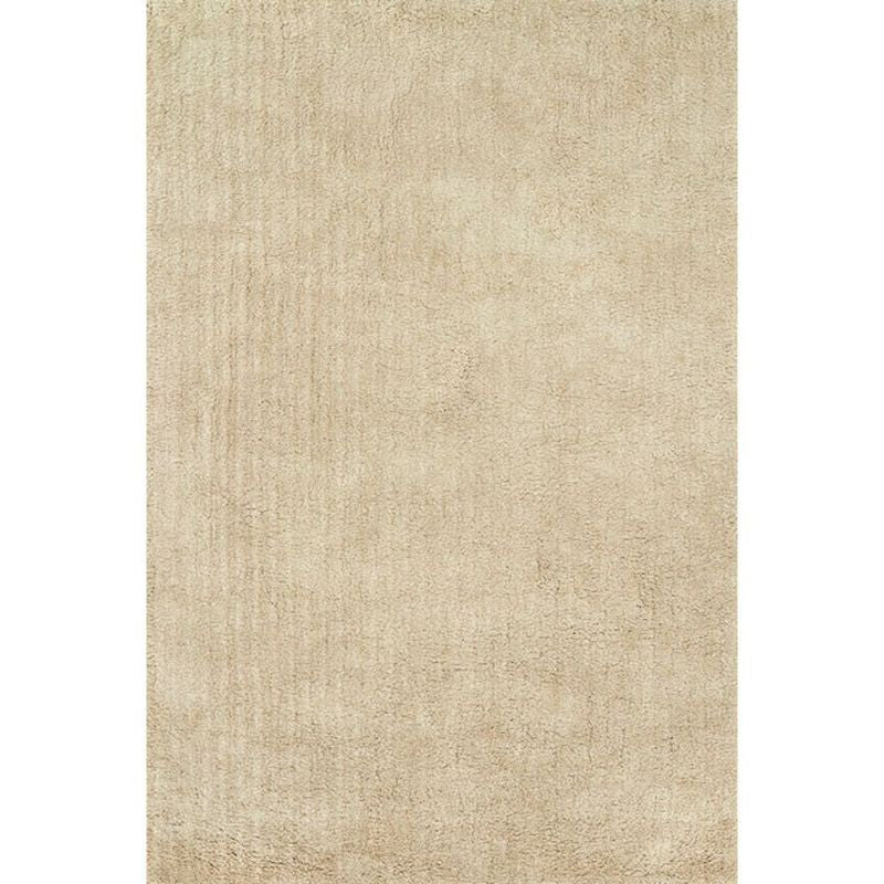 Zala Shag Beige 7.1" x 11" Medium Area Rug