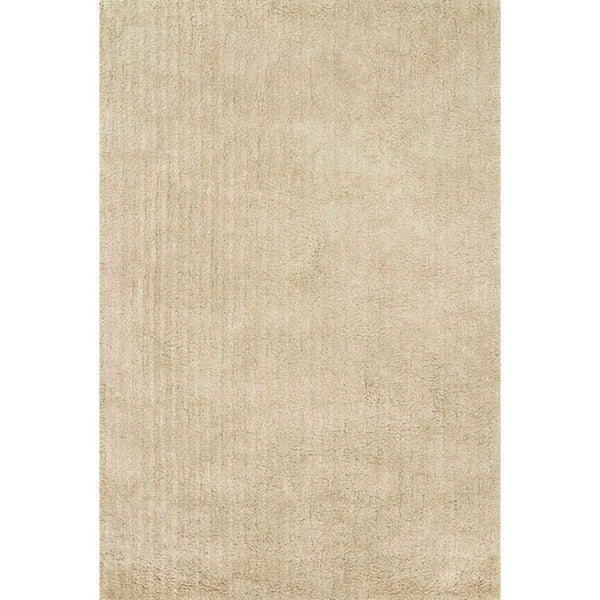 Zala Shag Beige 7.1" x 11" Medium Area Rug