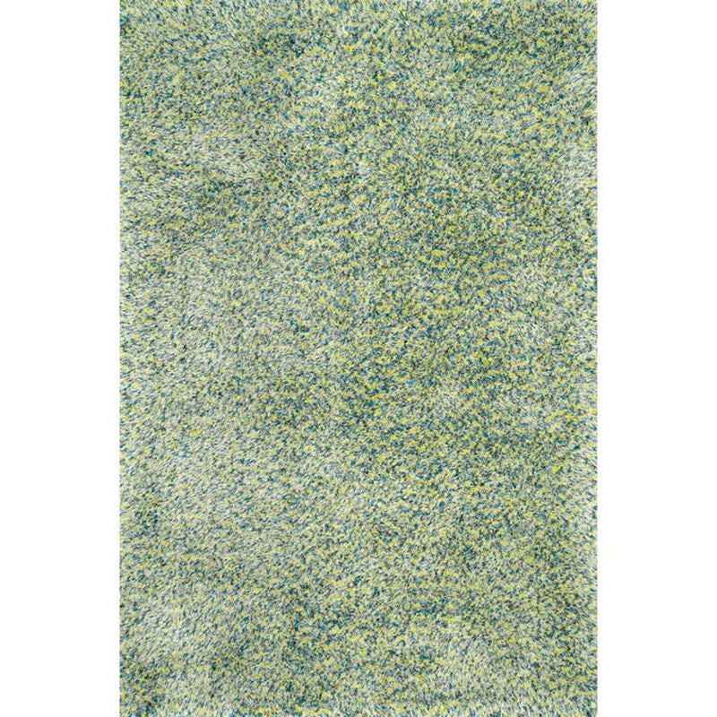 Kaili Shag Teal 5" x 7.6" Small Area Rug