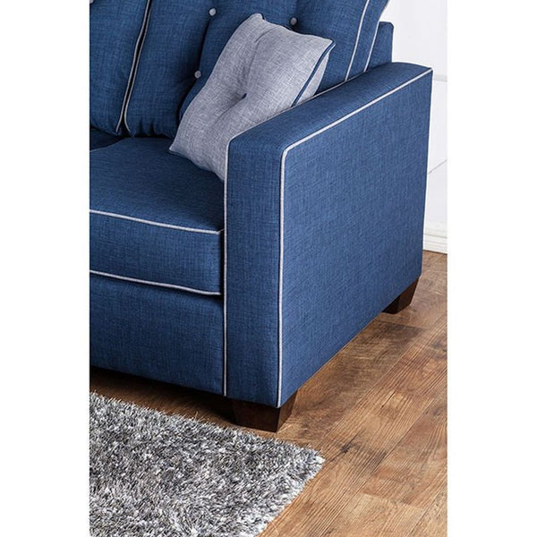 Ravel I Blue Love Seat