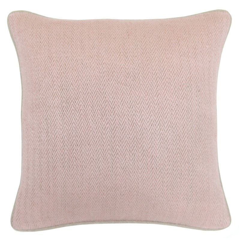 L-ILLU Herringbone Blush 18x18