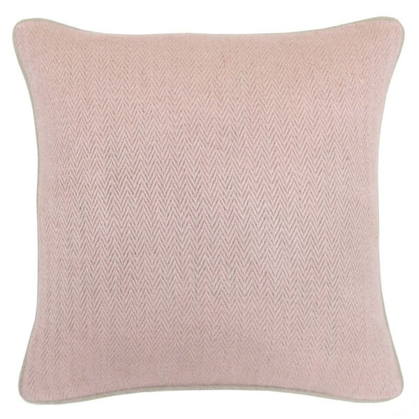 L-ILLU Herringbone Blush 18x18